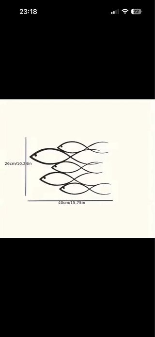 Pesciolini decorativi neri