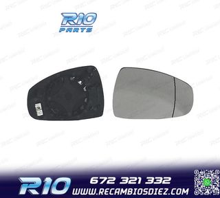 CRISTAL ESPEJO + BASE DERECHO AUDI A1 10-19