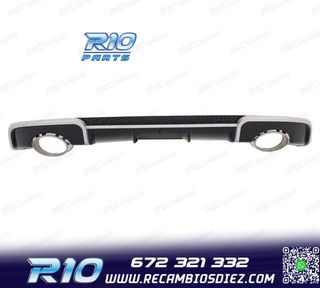 DIFUSOR AUDI A3 8V 12-16 LOOK RS + COLAS ESCAPE