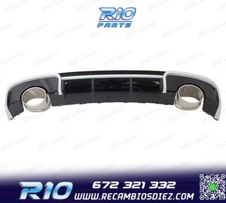 DIFUSOR AUDI A3 8V 12-16 LOOK RS + COLAS ESCAPE