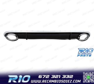 DIFUSOR AUDI A4 B8 07-11 LOOK RS4