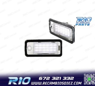 LUCES MATRÍCULA LED AUDI A6 C6 04-11