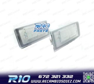 LUCES MATRÍCULA LED AUDI TT 98-06