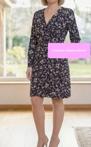 Vestido Morgan floral negro