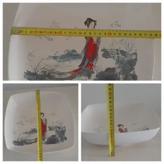 Spaghettiera e portatovaglioli motivo orientale