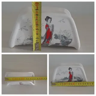 Spaghettiera e portatovaglioli motivo orientale