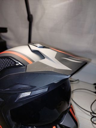 Casco MT Street Fighter Naranja KTM Negro talla M