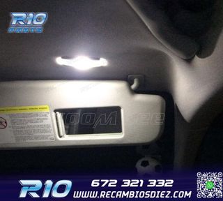 KIT 13 BOMBILLAS LED INTERIOR PARA SEAT LEON MK2 1 P 1P1 05-