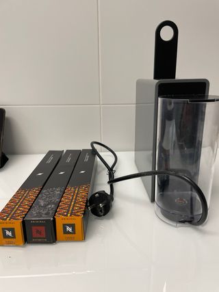 Cafetera Nespresso Krups Mini Gris perfecta