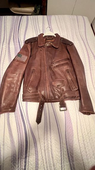 Cazadora Cuero Harley Davidson Talla M