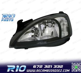 FAROS PARA OPEL CORSA C 00-06 FONDO NEGRO