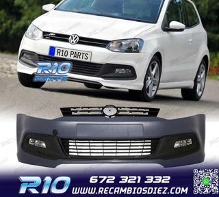 PARAGOLPES DELANTERO VOLKSWAGEN VW POLO 5 09-17 LOOK R