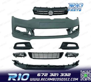 PARAGOLPES DELANTERO VOLKSWAGEN VW POLO 5 09-17 LOOK R