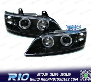 FAROS BMW Z3 96-02 OJOS ANGEL FONDO NEGRO