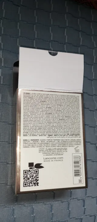 Caja perfume La vie est belle Lancome