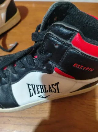 Scarpe Everlast uomo alte nere e bianche