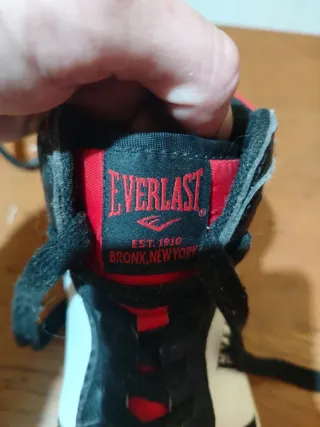 Scarpe Everlast uomo alte nere e bianche