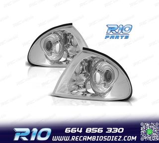 INTERMITENTES FRONTALES BMW E46 BERLINA E46 98-01 CROMO CRIS