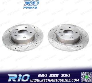 DISCOS DE FRENO PARA FIAT PERFORADOS RANURADOS