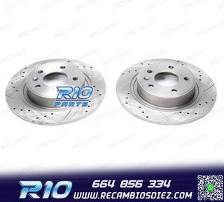 DISCOS DE FRENO PARA HYUNDAI PERFORADOS RANURADOS