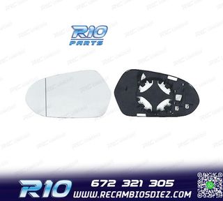 CRISTAL ESPEJO + BASE IZQUIERDO AUDI A6 11-19