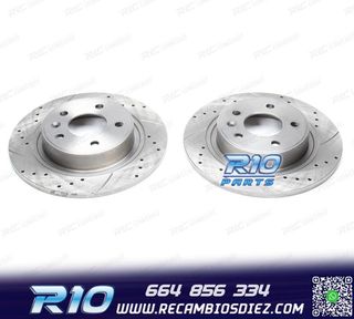 DISCOS DE FRENO PARA SUZUKI PERFORADOS RANURADOS