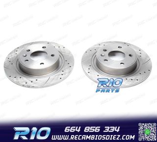 DISCOS DE FRENO PARA PORSCHE PERFORADOS RANURADOS