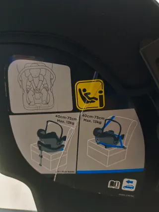 Silla de coche y base Isofix