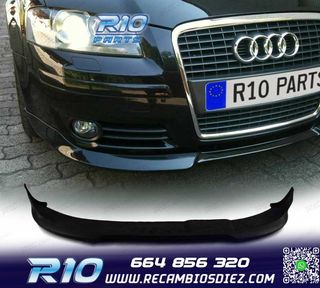 LIP SPOILER FRONTAL AUDI A3 8P 8PA 03-08 LOOK S3