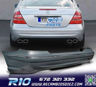 PARAGOLPES TRASERO MERCEDES CLASE E W211 03-09 LOOK AMG