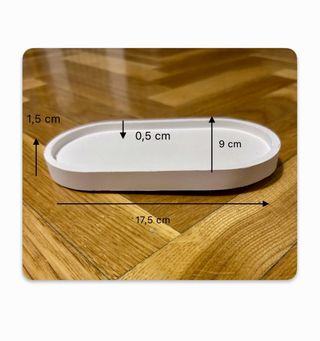 Juego 3 macetas decorativas de yeso y cemento