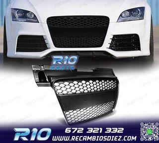 PARRILLA AUDI TT 06-12 LOOK RS NEGRO