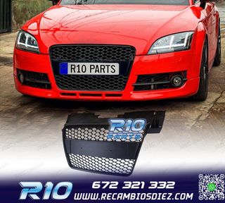 PARRILLA AUDI TT 06-12 LOOK RS NEGRO