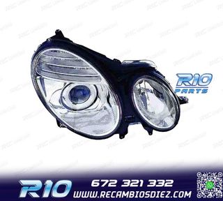 FARO DCH MERCEDES CLASE E W211 06-09 CROMO H7 + H7
