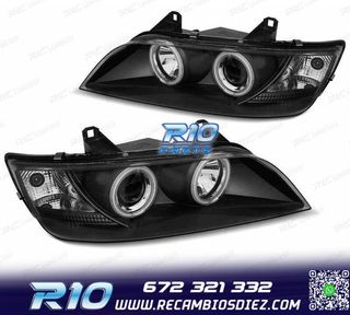 FAROS BMW Z3 OJOS ANGEL EYES CCFL FONDO NEGRO 96-02