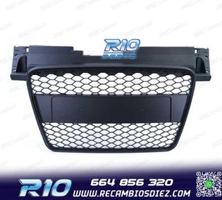 PARRILLA AUDI TT 06-12 LOOK RS NEGRO