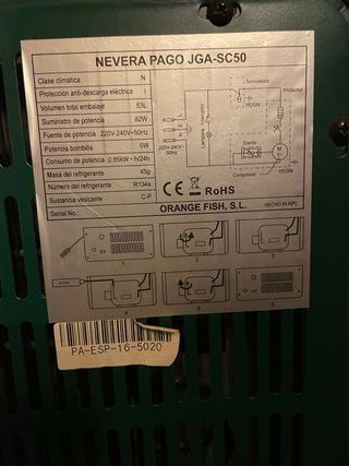 Nevera Pago Vintage