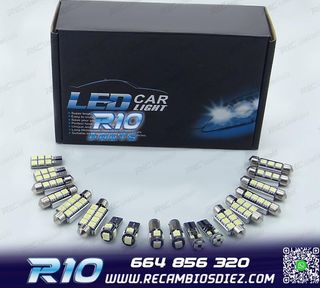 KIT 14 BOMBILLAS LED INTERIOR BMW SERIE 3 E46 SEDAN COUPE 32
