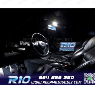 KIT 14 BOMBILLAS LED INTERIOR BMW SERIE 3 E46 SEDAN COUPE 32