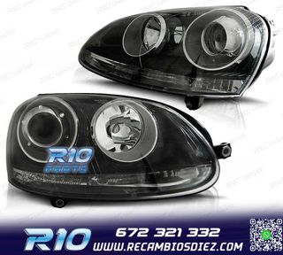 FAROS VOLKSWAGEN VW GOLF MK5 03-08 R32 NEGRO