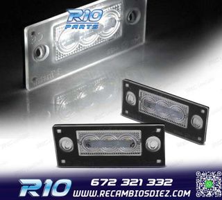 LUCES MATRÍCULA AUDI A3 8L 00-03 A4 B5 99-01 AVANT LED