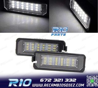 LUCES MATRÍCULA LED VOLKSWAGEN VW GOLF IV V VI VII PASSAT N