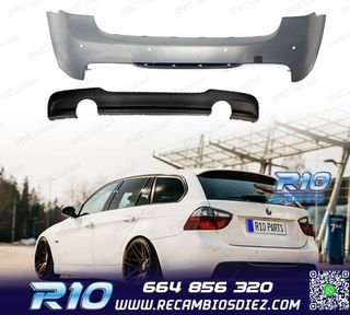 PARAGOLPES TRASERO BMW E91 TOURING 05-08 LOOK M 335i PDC
