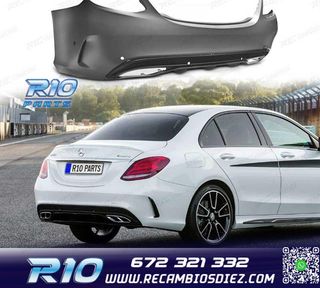 PARAGOLPES TRASERO MERCEDES CLASE C W205 14- LOOK AMG PDC