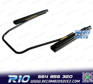 KIT ASIENTO DEPORTIVO SEMI BAQUET ESTILO RS ALCANTARA CUERO