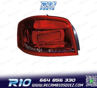 PILOTO IZQ AUDI A3 3P 09-12 BLANCO ROJO