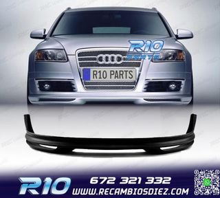 SPOILER LIP FRONTAL AUDI A6 C6 04-09 LOOK ABT SEDÁN AVANT