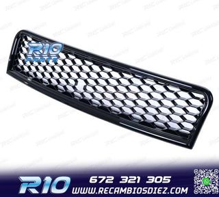PARRILLA AUDI A4 B6 00-04 LOOK RS NEGRO BRILLO