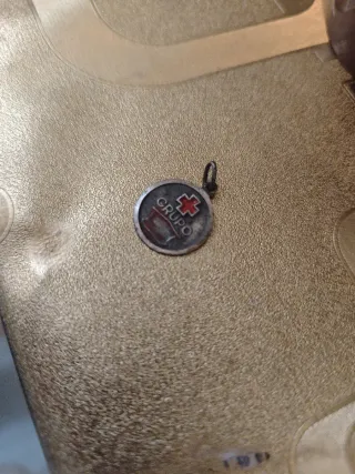 Medallón Plata Cruz Roja Grupo