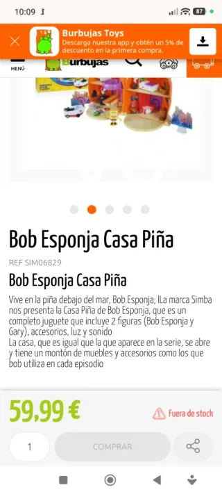 Casa Piña Bob Esponja Completa